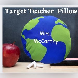 Target Bullseye Playground Back To School Decorative Teacher Personalized Pillow